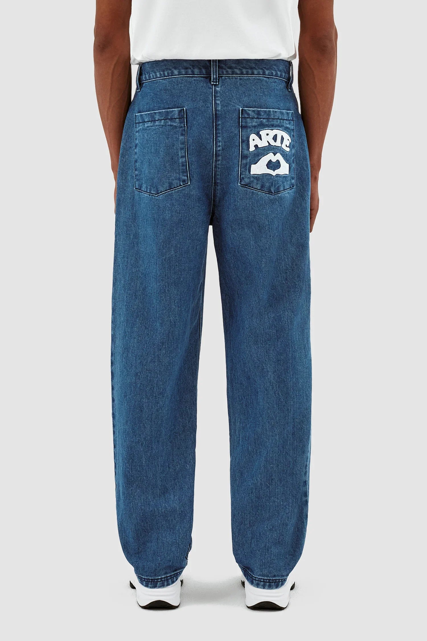 Paul Pocket Logo Denim Pants #Washed Blue [AW23-069P]