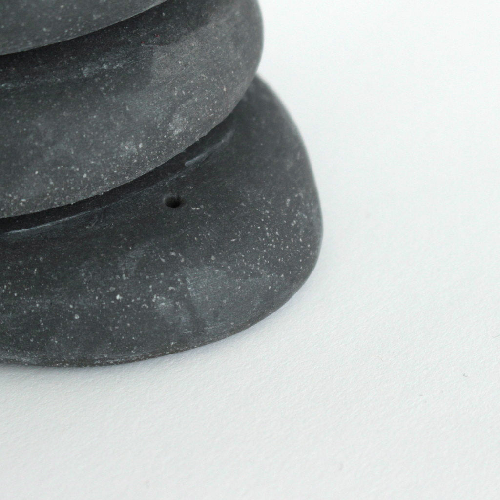 FAKE STONES VASE #GRAY [H01OB03]