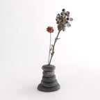 FAKE STONES VASE #GRAY [H01OB03]