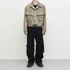 MILITARY BLOUSON #GREEN [LB231-BL01]
