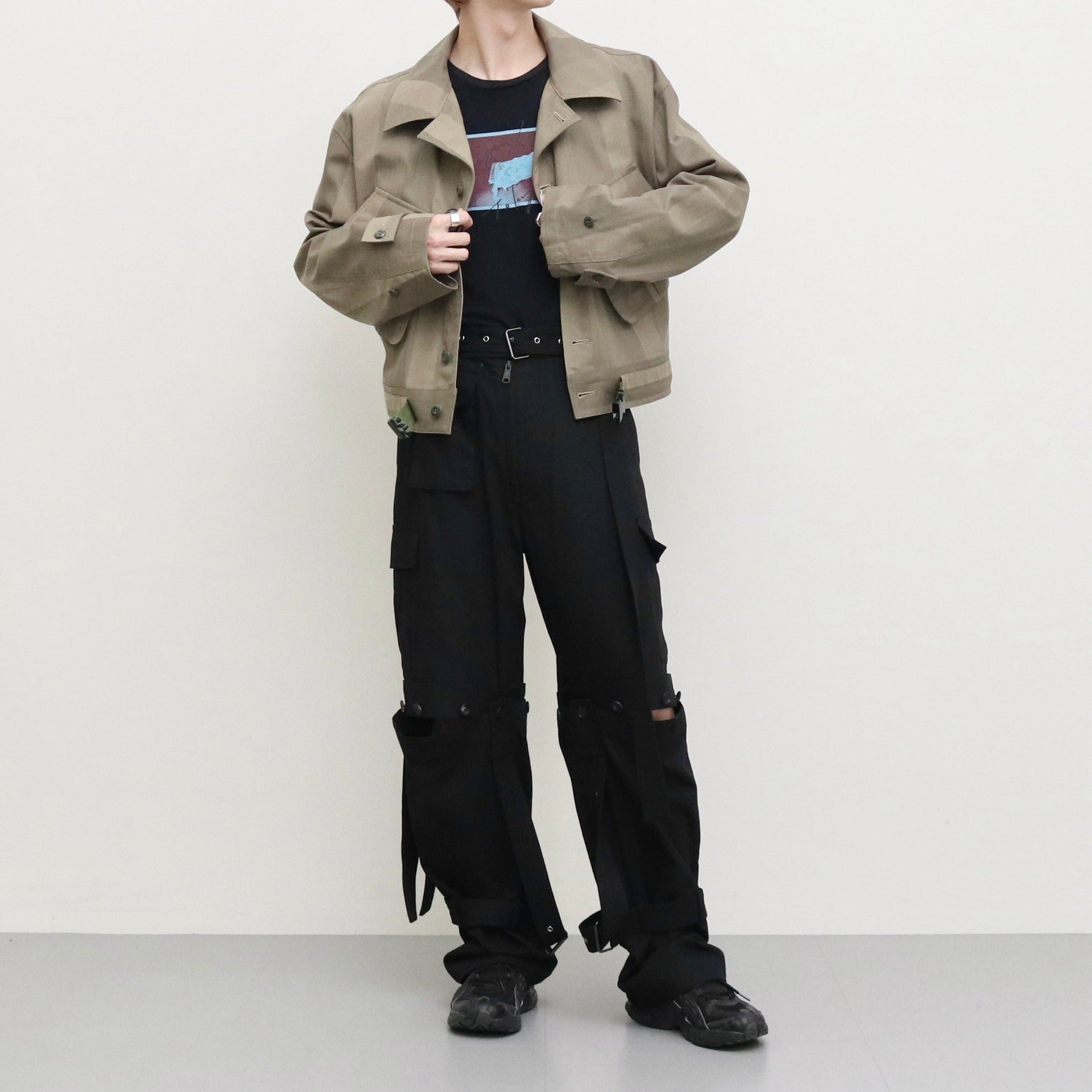 MILITARY BLOUSON #GREEN [LB231-BL01]