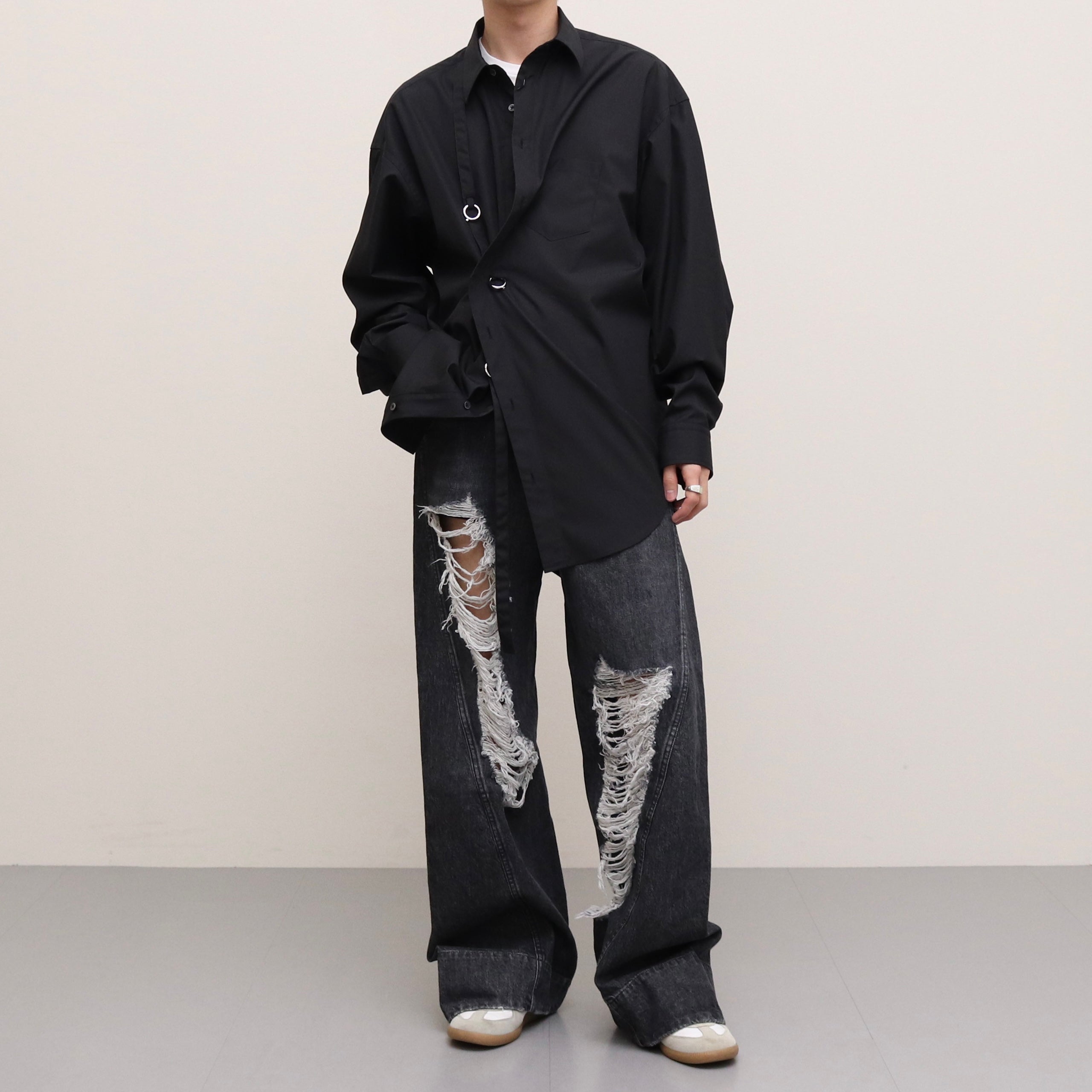 ENGAGED SHIRTS #BLACK [231-01-0104] - YUKI HASHIMOTO（ユウキ