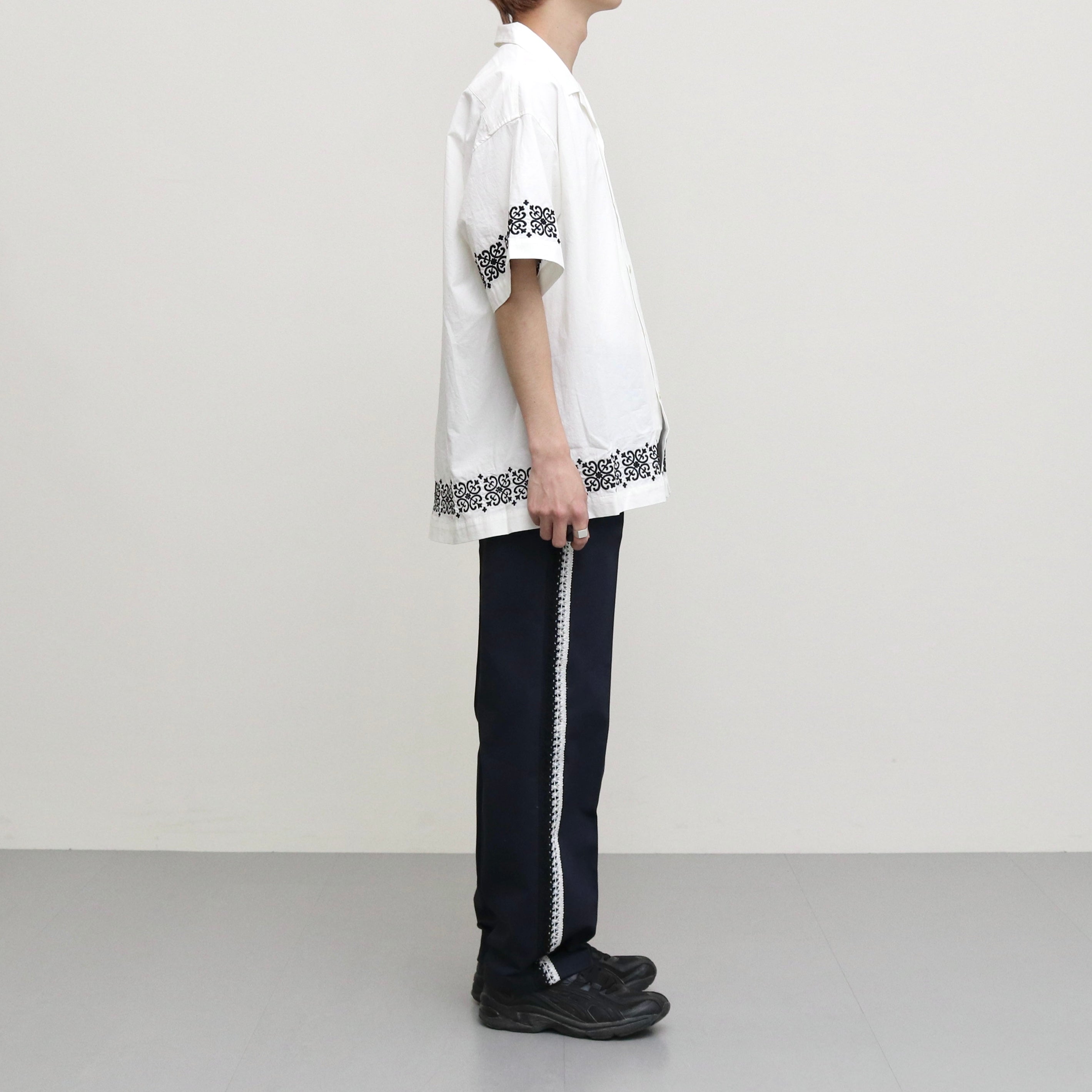 SIDE LINE CHINO PANTS #NAVY [AL23S-PT02]