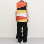 HIROMI TOP #ORANGE-MUSTARD-BLACK-WHITE [SHSS23014]