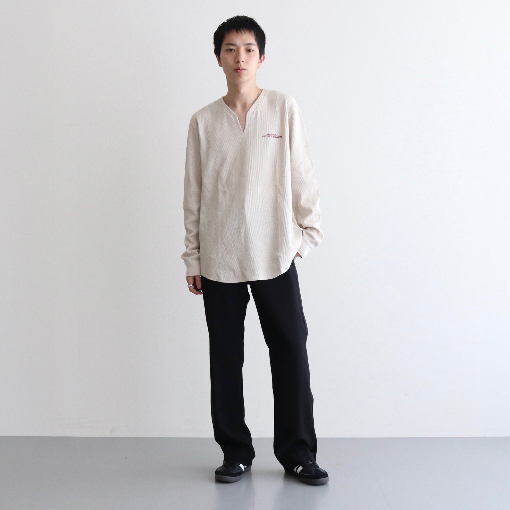 WIUTL THERMAL #OFF WHITE×RED [TI055019]