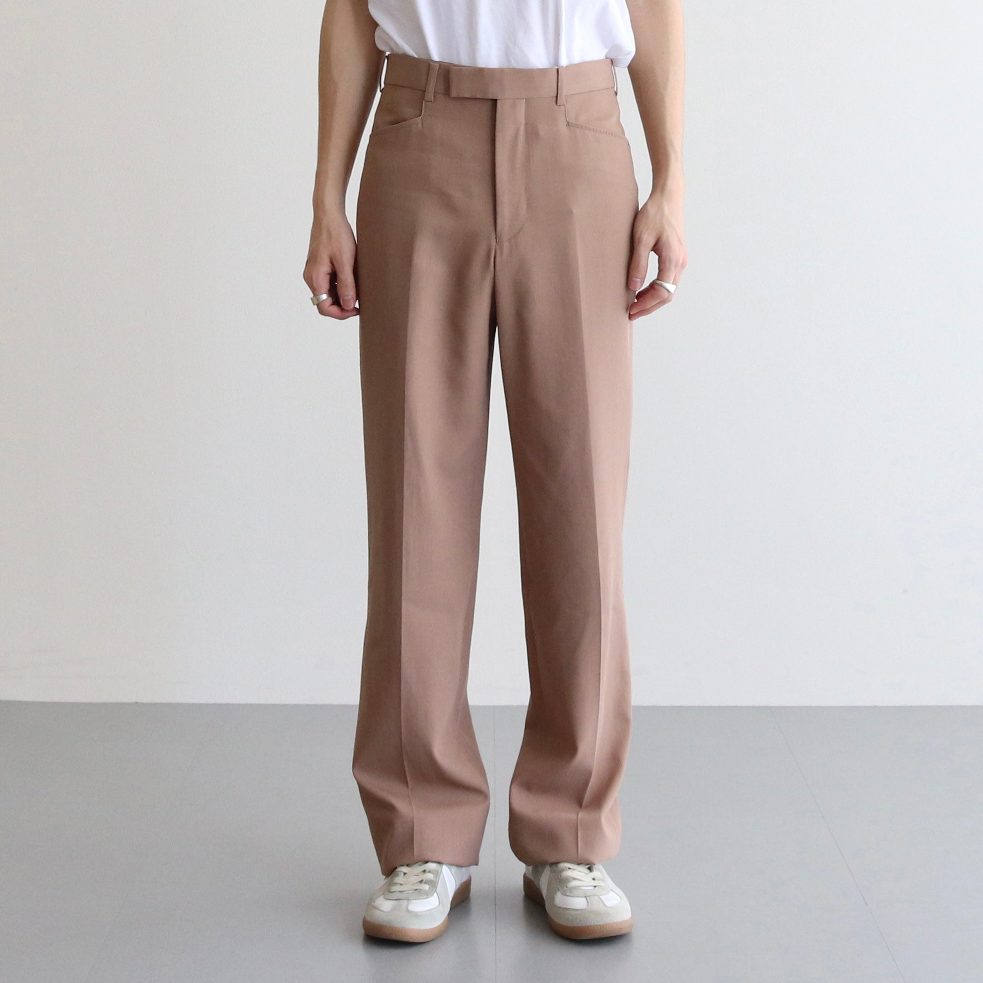 リトル STRAIGHT TROUSERS #BEIGE [LB231-PT01] - LITTLEBIG（リトルビッグ