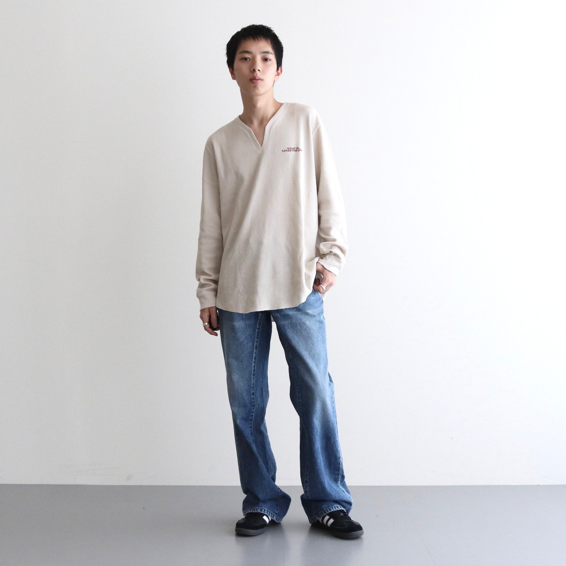 WIUTL THERMAL #OFF WHITE×RED [TI055019]