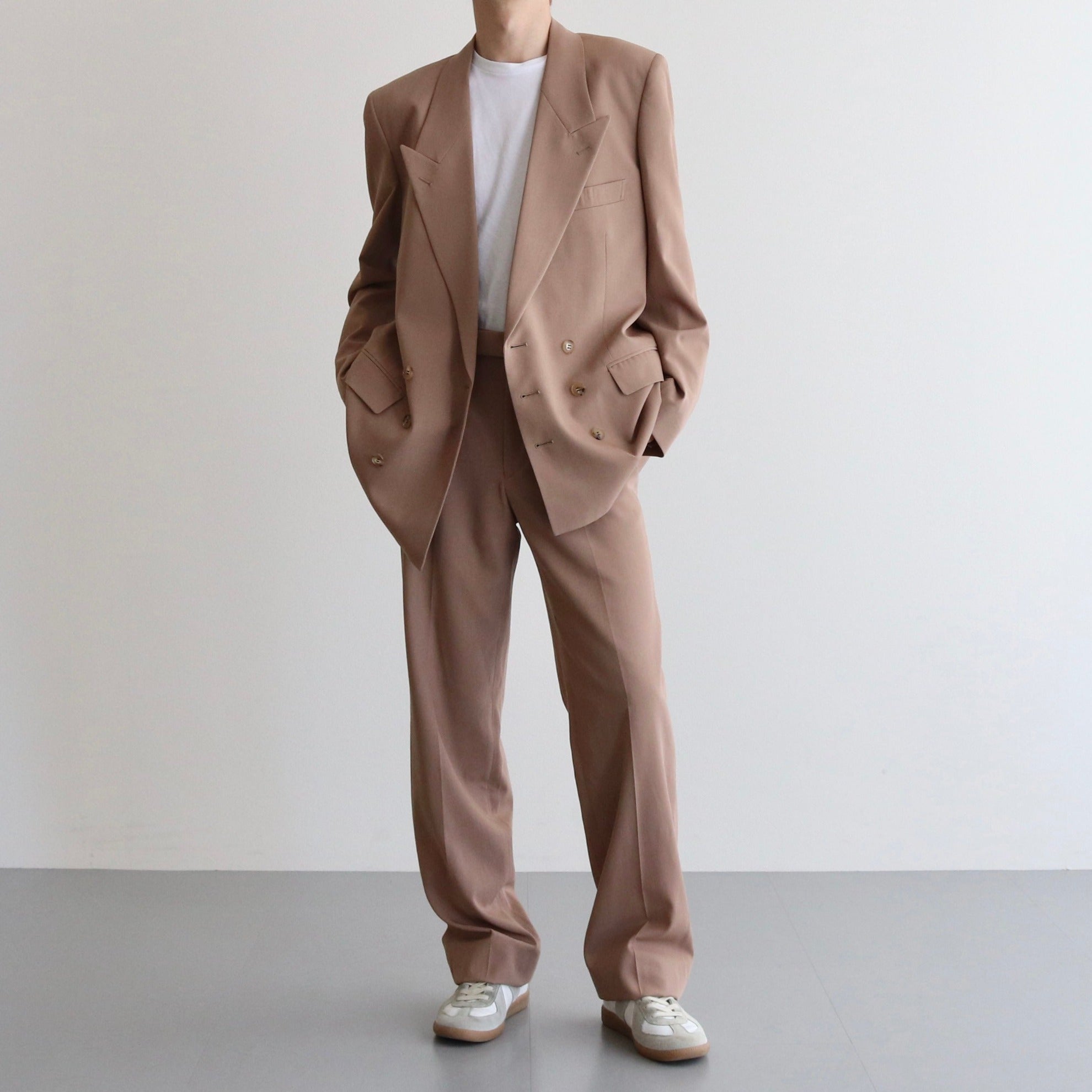 STRAIGHT TROUSERS #BEIGE [LB231-PT01]
