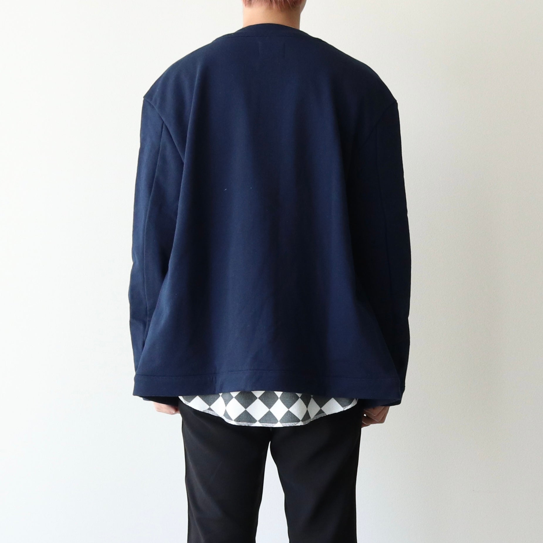 FRENCH SWEAT TOPS #NAVY [TI4015]