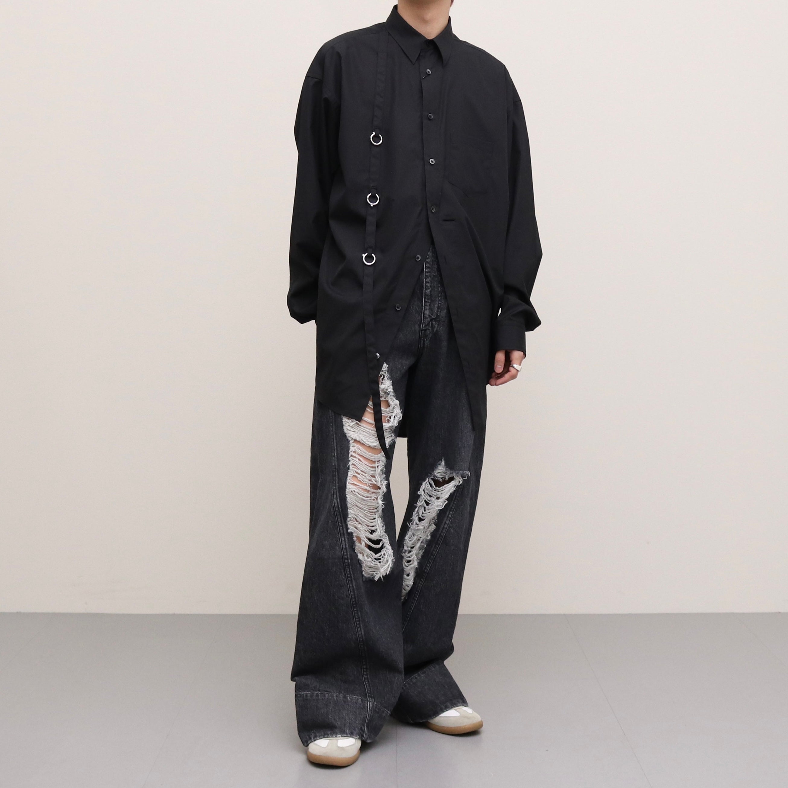 ENGAGED SHIRTS #BLACK [231-01-0104]