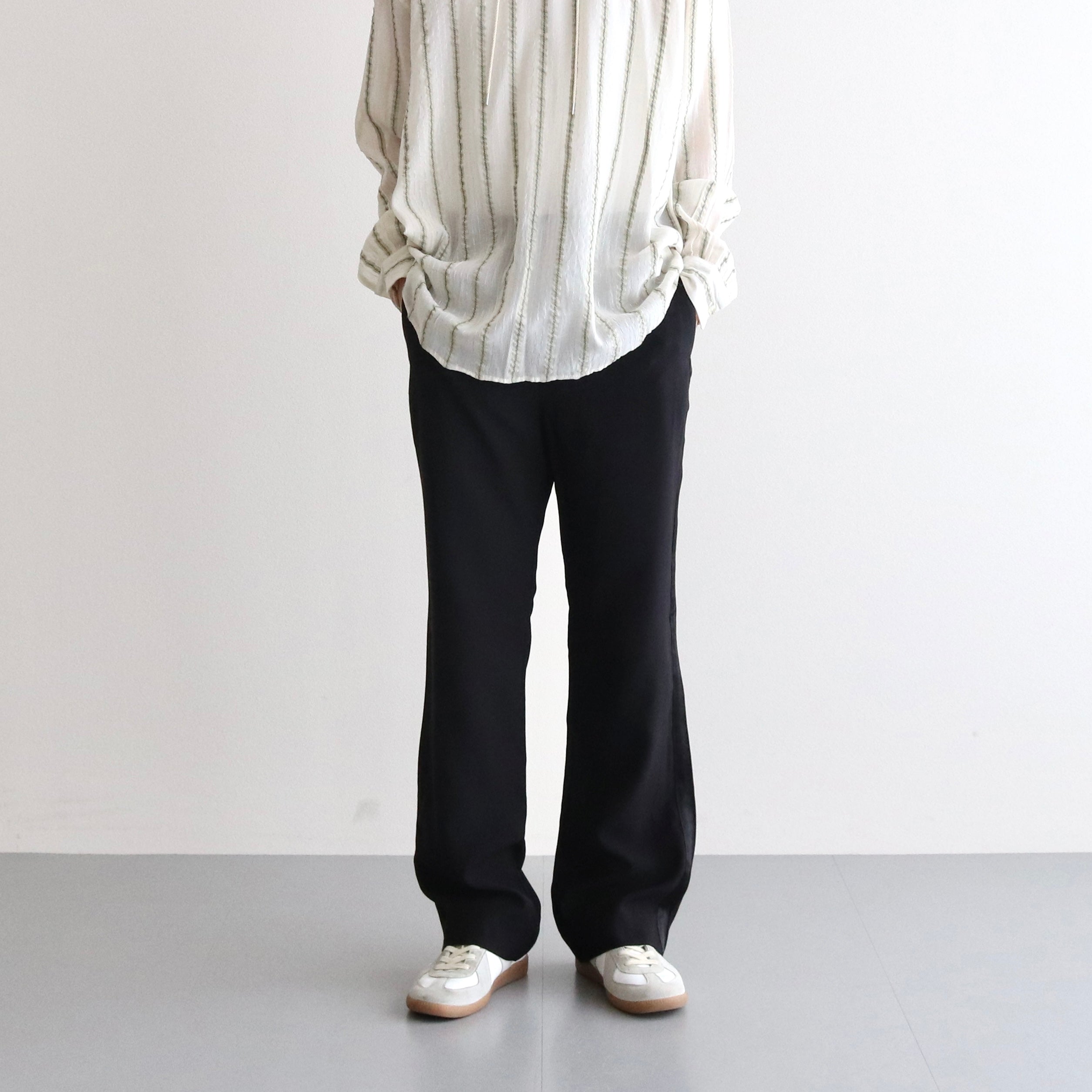 SMOKING PAJAMAS PANTS #BLACK [TI4008]