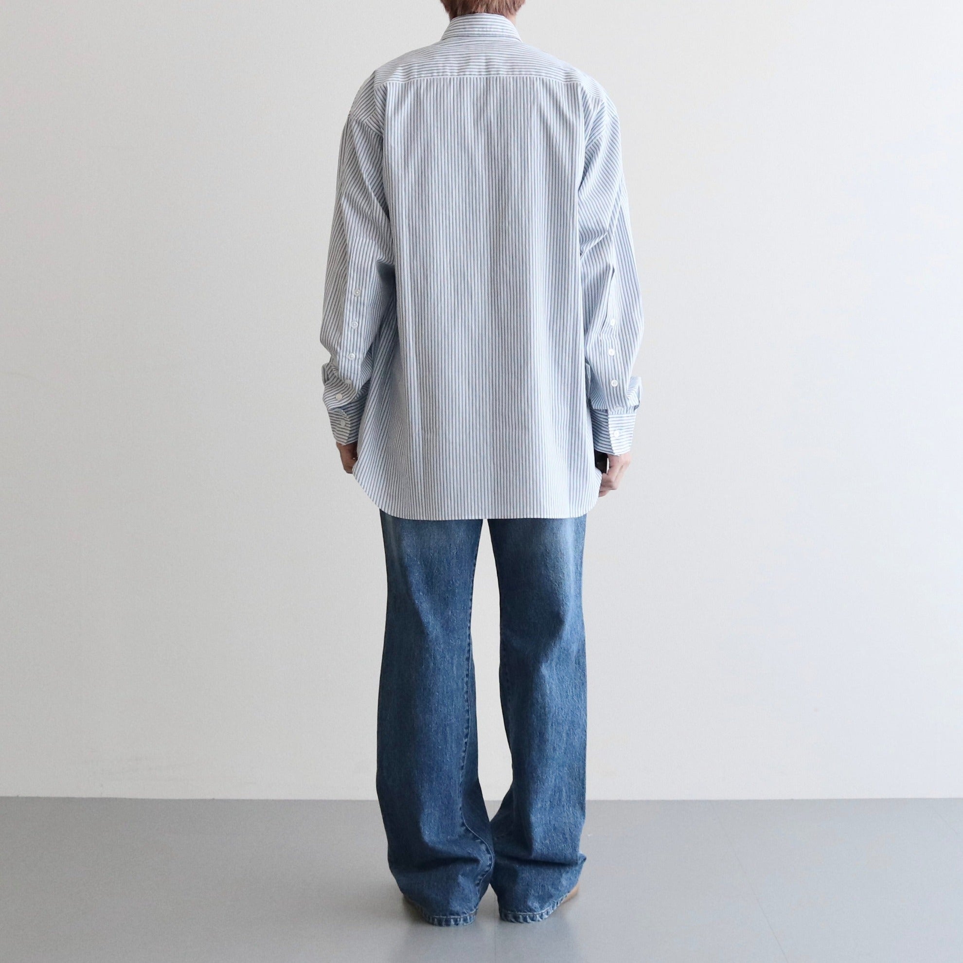 STRIPE OPEN SH #WHITE [LB231-SH08]