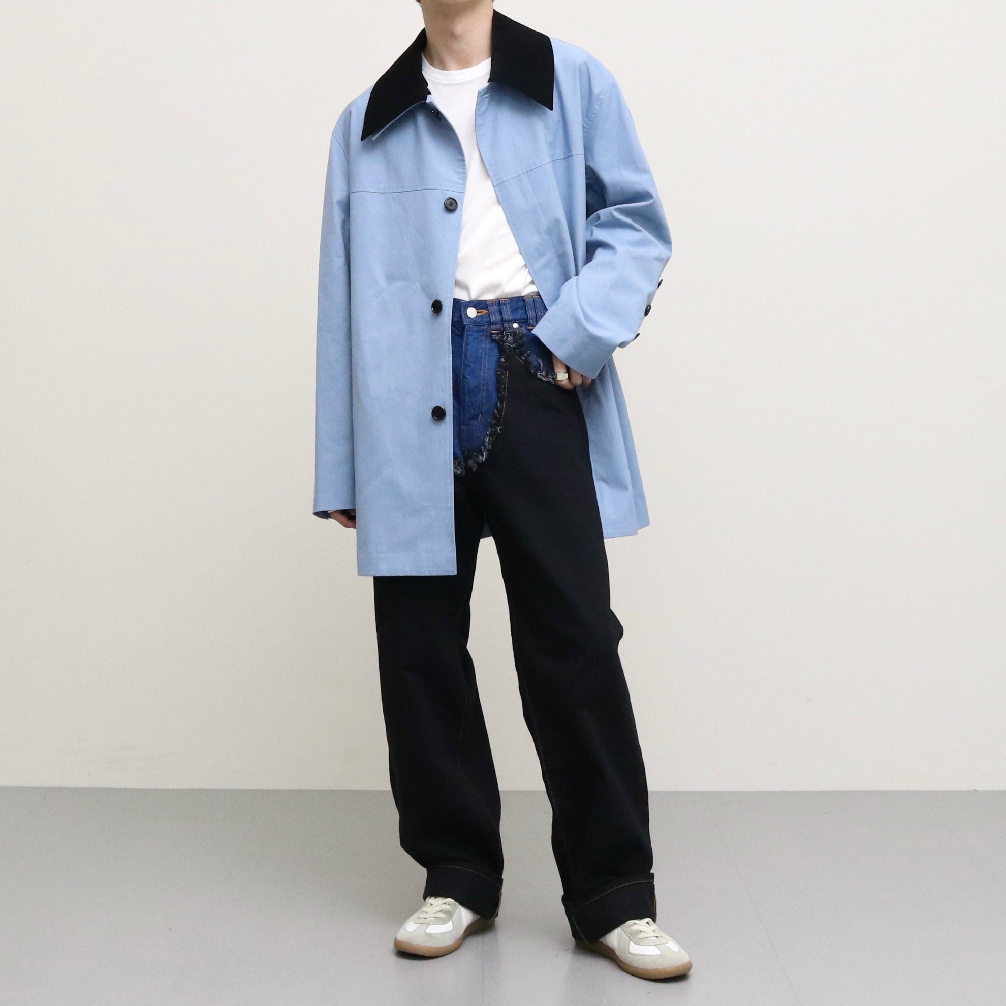 HERBIE WIDE JEANS #BLACK [SHSS23017]