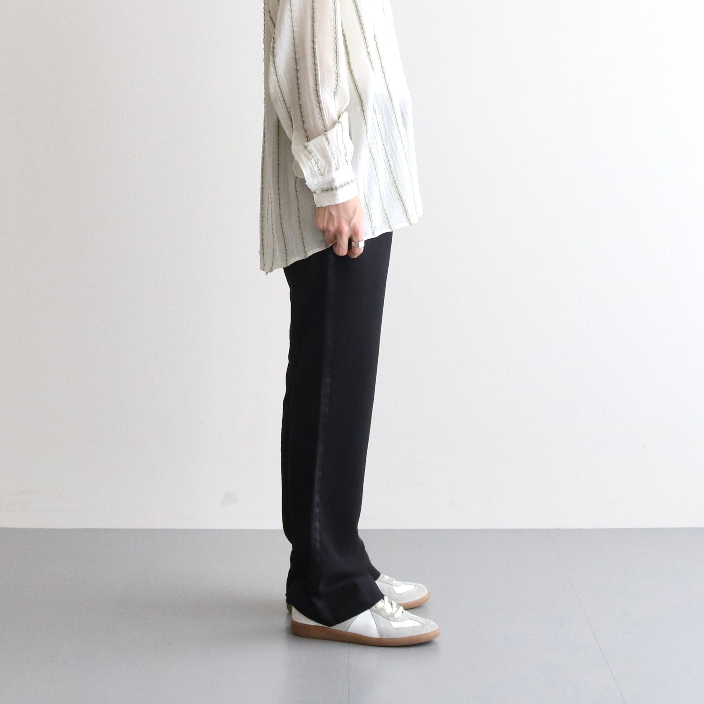 SMOKING PAJAMAS PANTS #BLACK [TI4008]