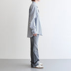 STRIPE OPEN SH #NAVY [LB231-SH08]