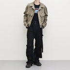 MILITARY BLOUSON #GREEN [LB231-BL01]