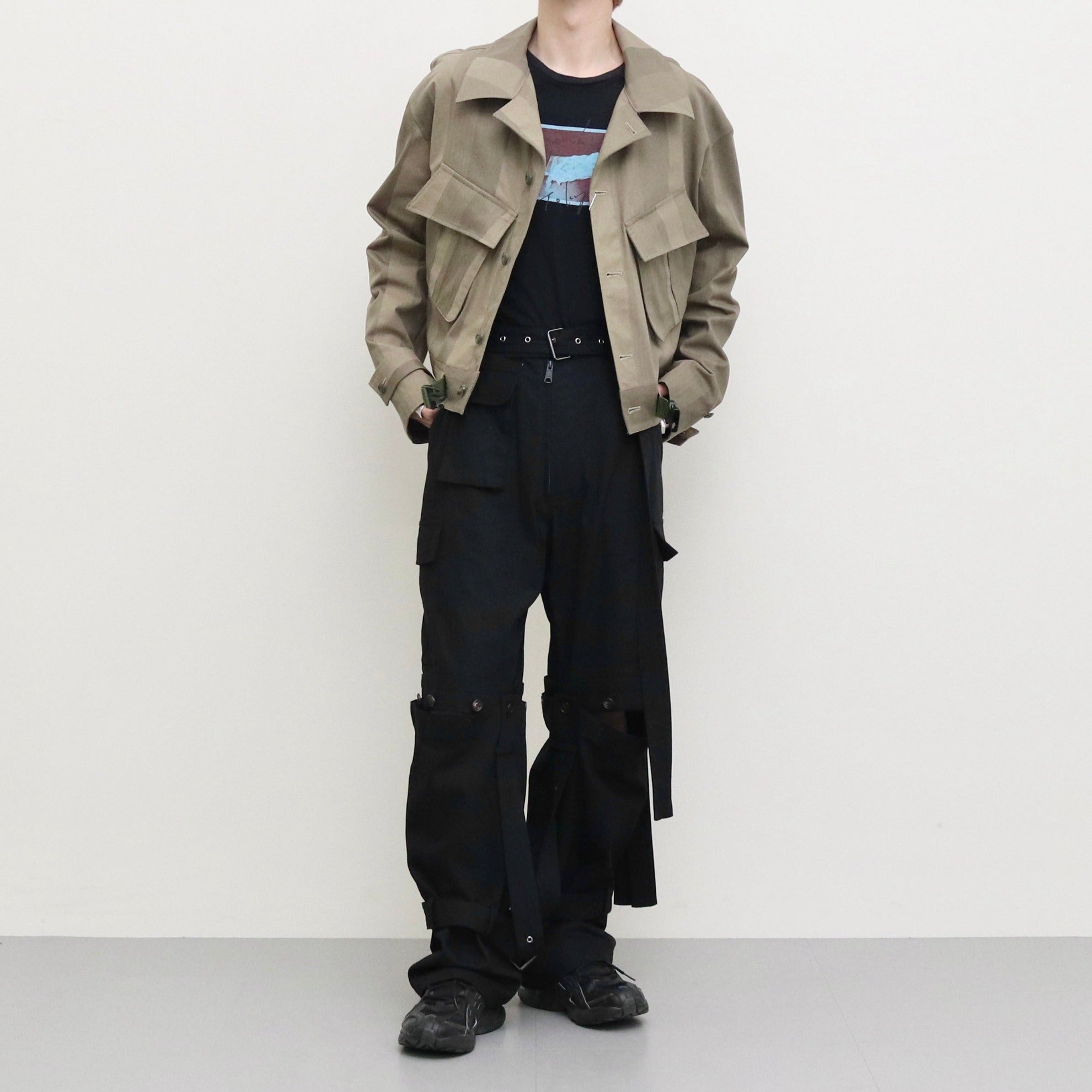 MILITARY BLOUSON #GREEN [LB231-BL01]