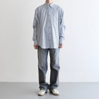 STRIPE OPEN SH #NAVY [LB231-SH08]