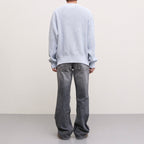 RIB CARDIGAN #SAX [AL23S-KN02]