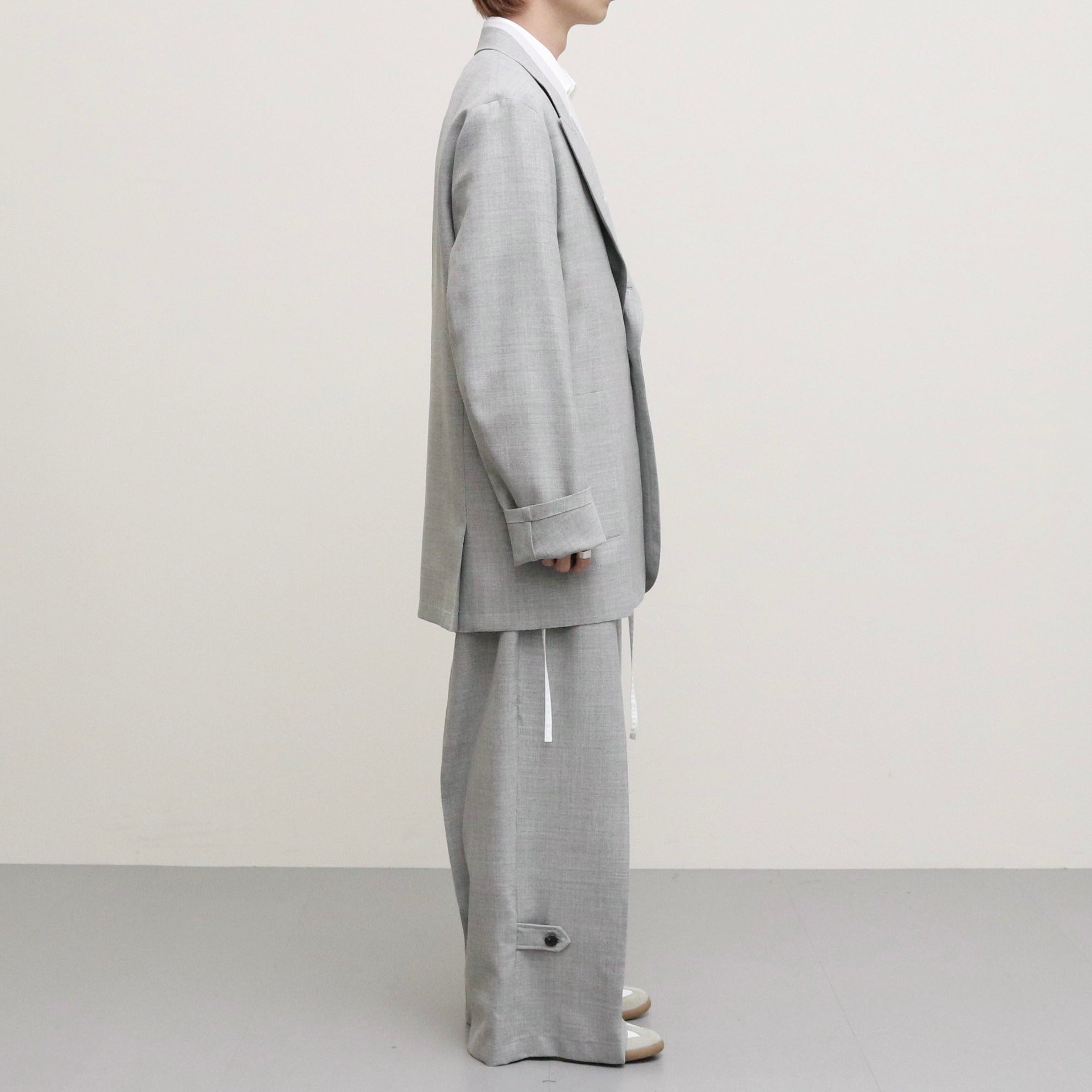 INSIDE LAPEL JACKET #LIGHT GRAY [S23SS08JKT-W]