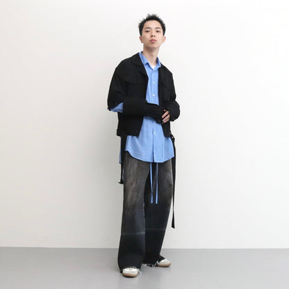 AUTO MECHANICS WORK JACKET #BLACK [S23SS13JKT-C]