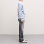 RIB CARDIGAN #SAX [AL23S-KN02]