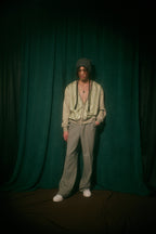 DRESS BAGGY PANTS #BLACK [TI045008]