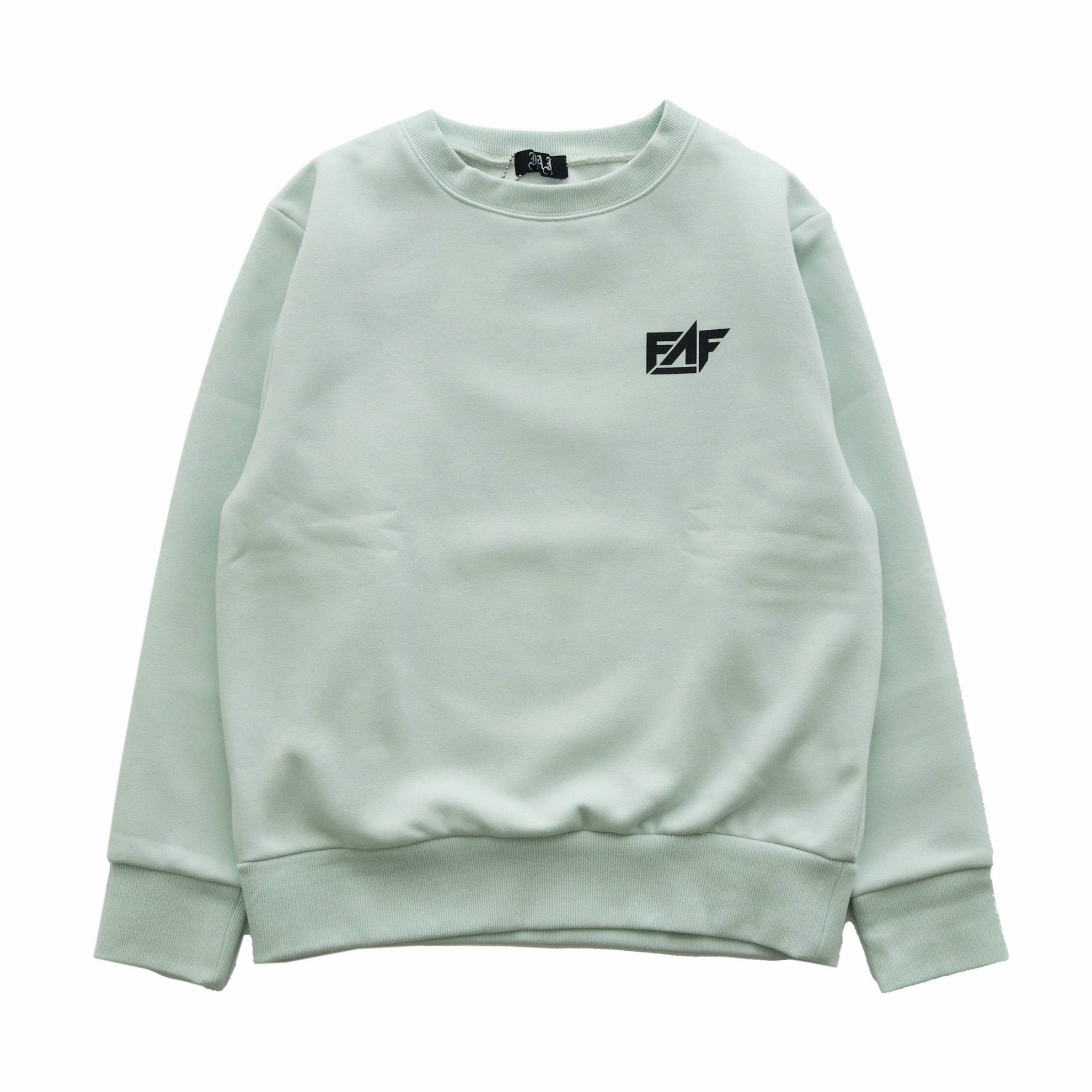 KEEF LOGO CREWNECK SWEAT #LIGHT GREEN [FAFSS23-0037]