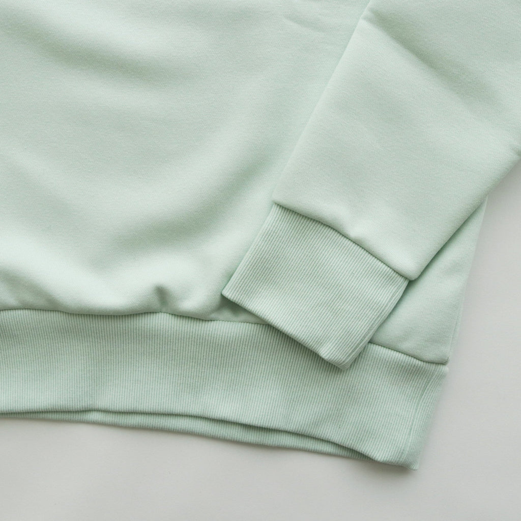 KEEF LOGO CREWNECK SWEAT #LIGHT GREEN [FAFSS23-0037]