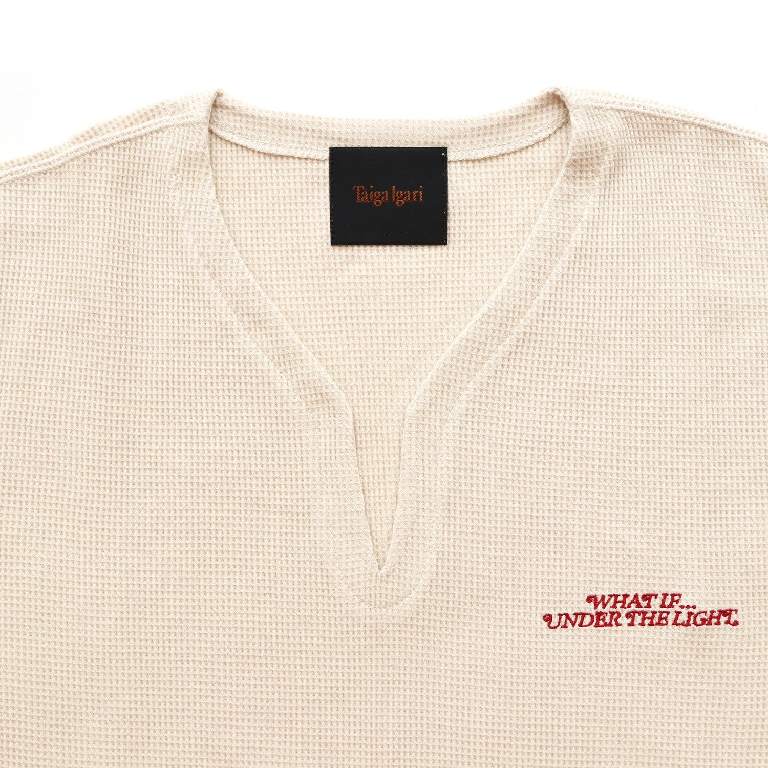 WIUTL THERMAL #OFF WHITE×RED [TI055019]