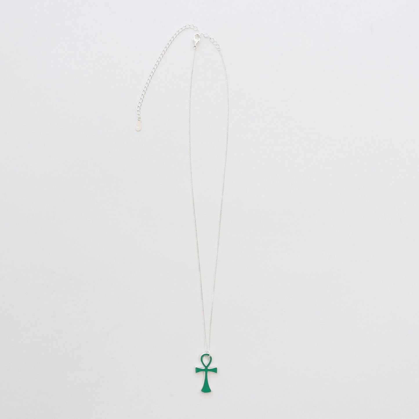 ANKH NECKLACE #GREEN [13428029]