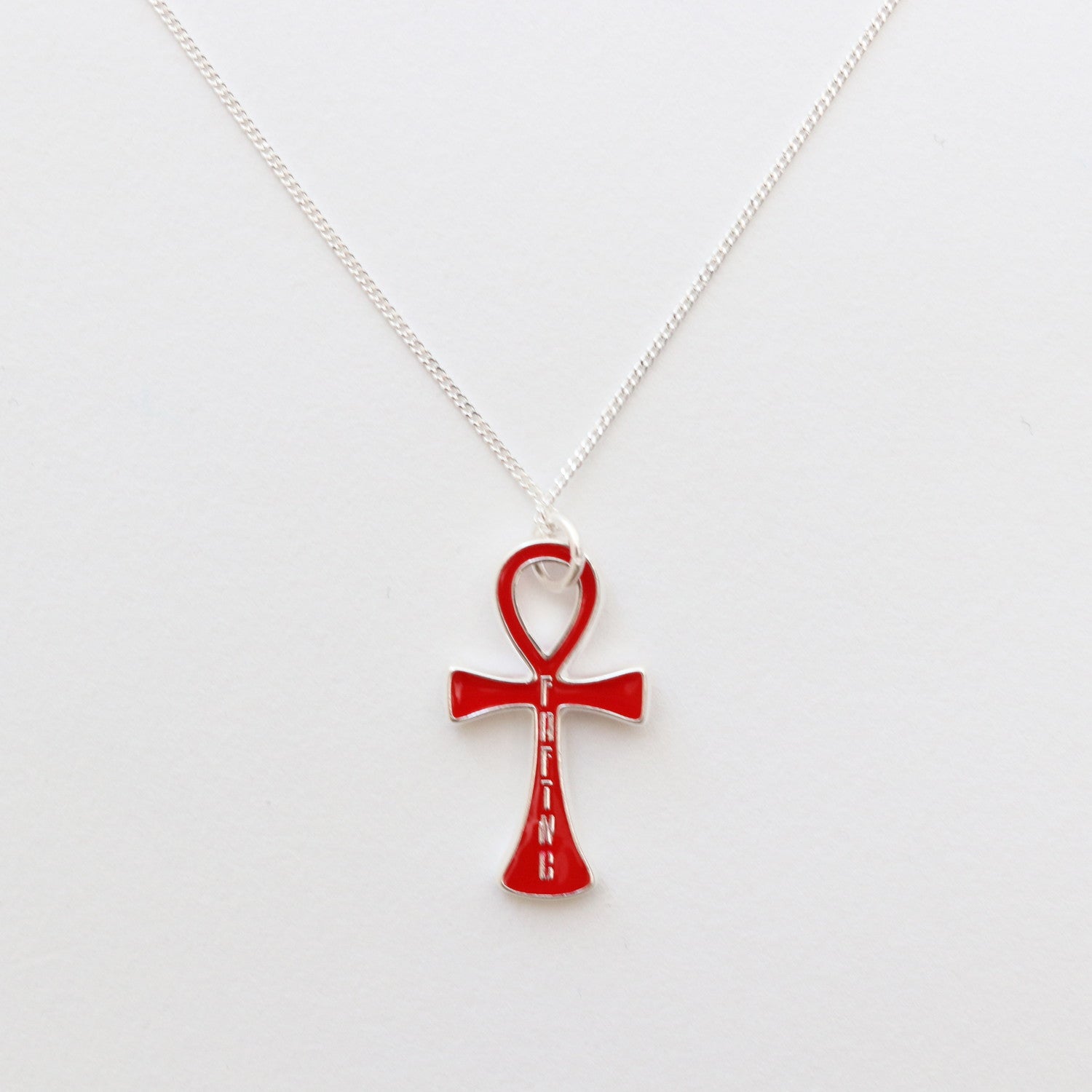 ANKH NECKLACE #RED [13428029]