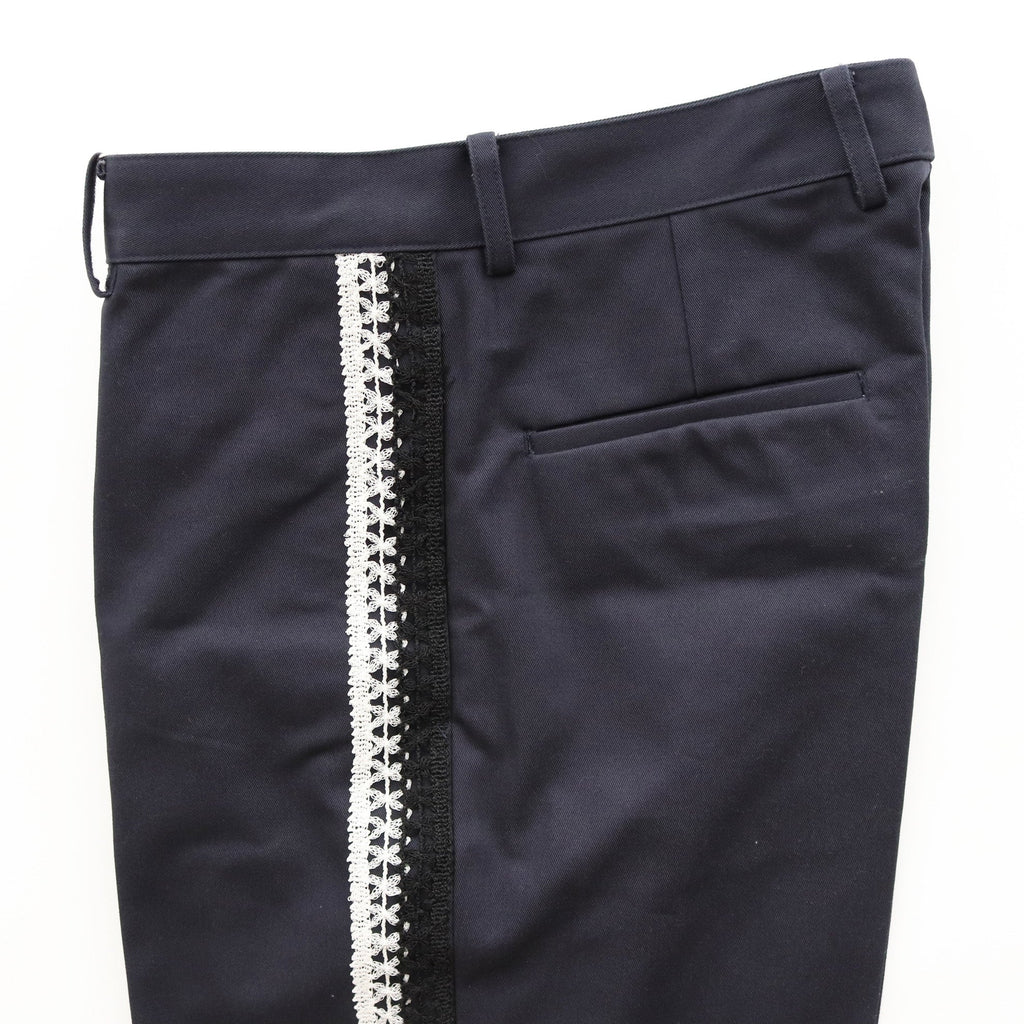 SIDE LINE CHINO PANTS #NAVY [AL23S-PT02]