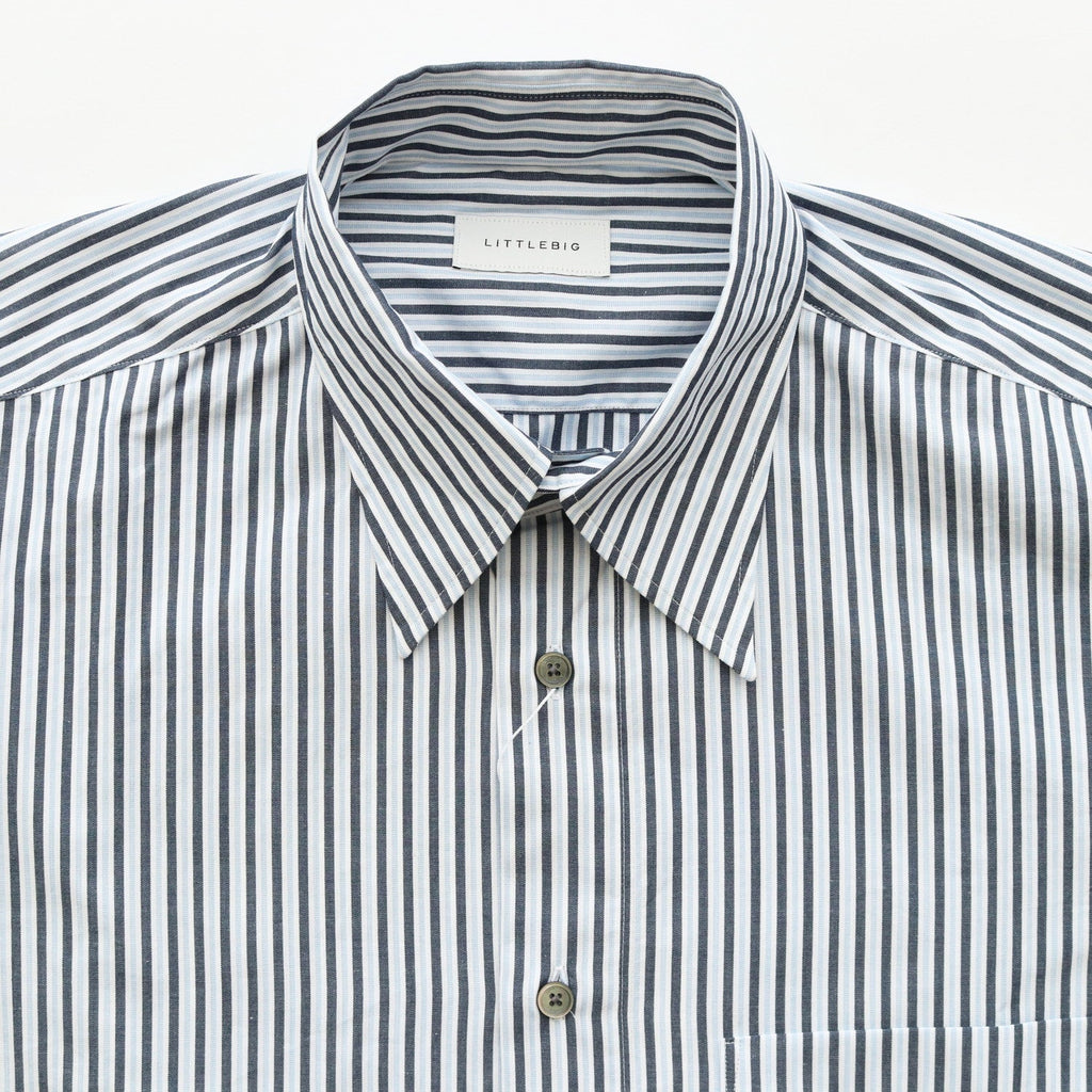 STRIPE OPEN SH #NAVY [LB231-SH08]