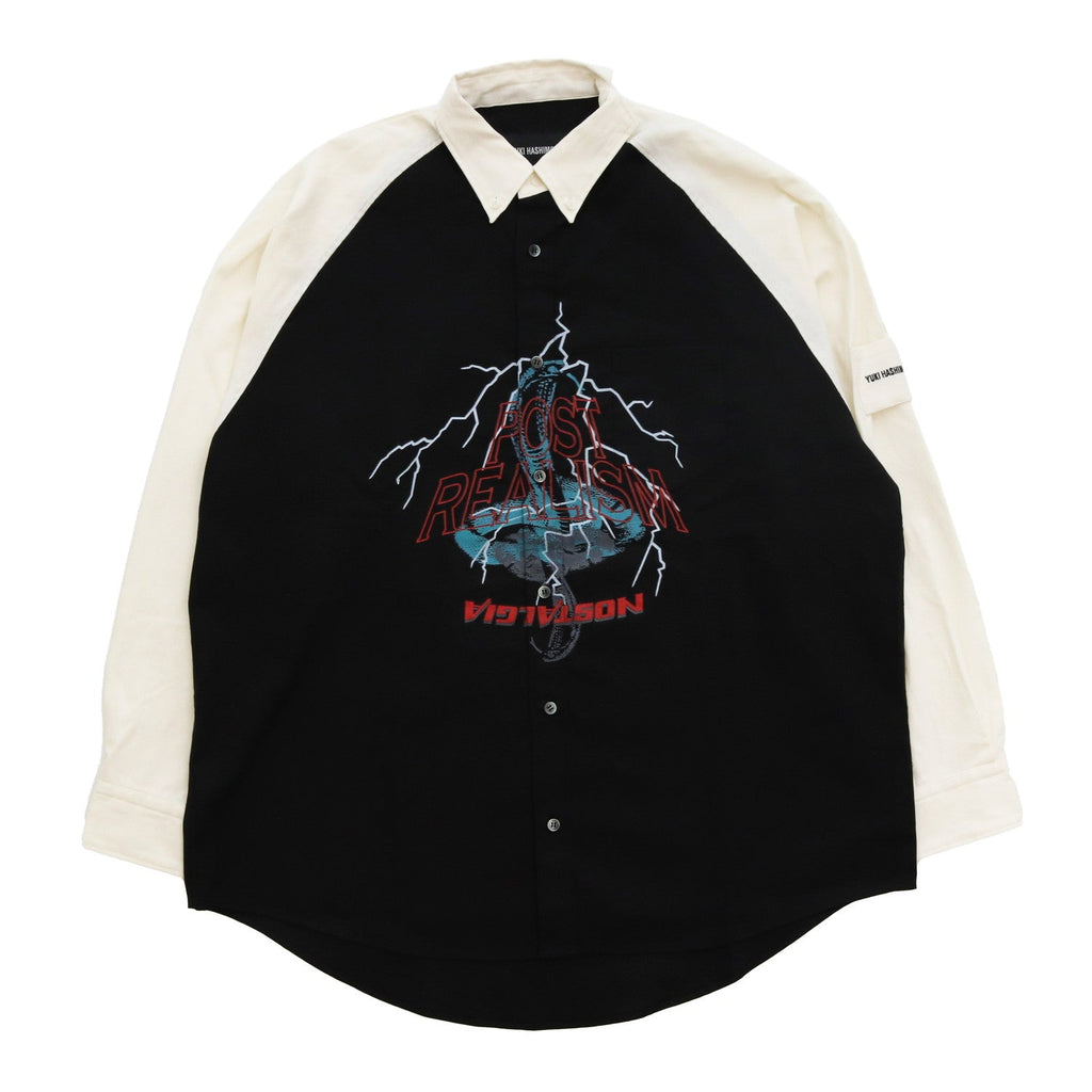 【訳あり】RAGLAN SLEEVE SHIRTS #BLACK [232-01-0101]