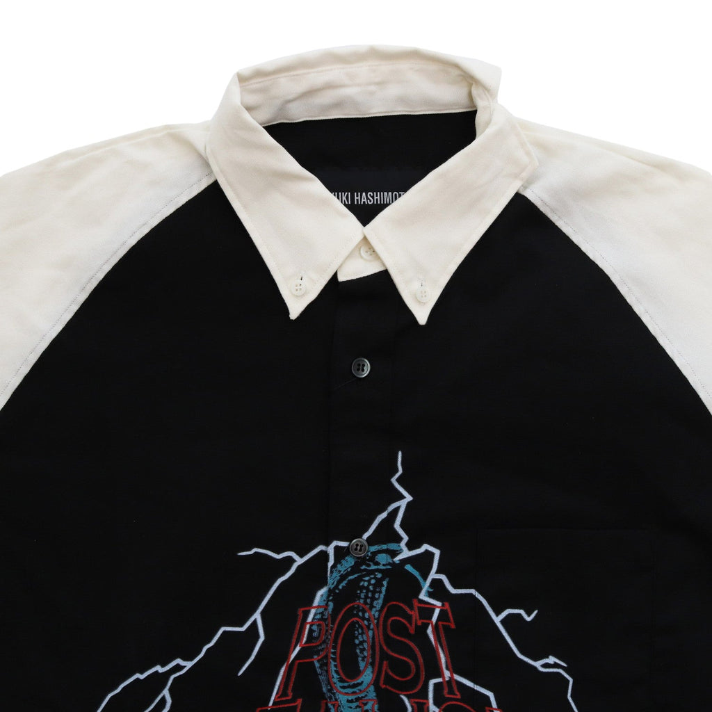 【訳あり】RAGLAN SLEEVE SHIRTS #BLACK [232-01-0101]