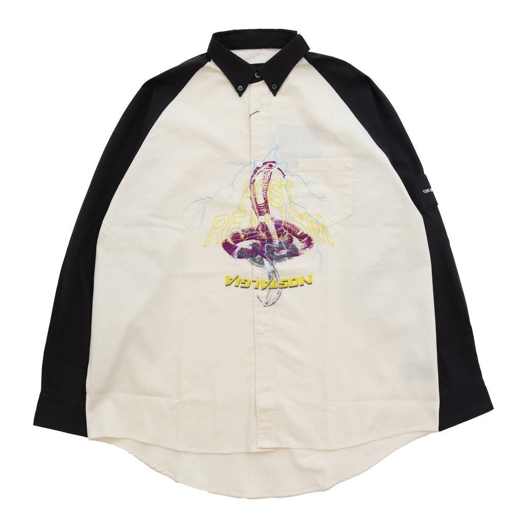 RAGLAN SLEEVE SHIRTS #WHITE [232-01-0101]