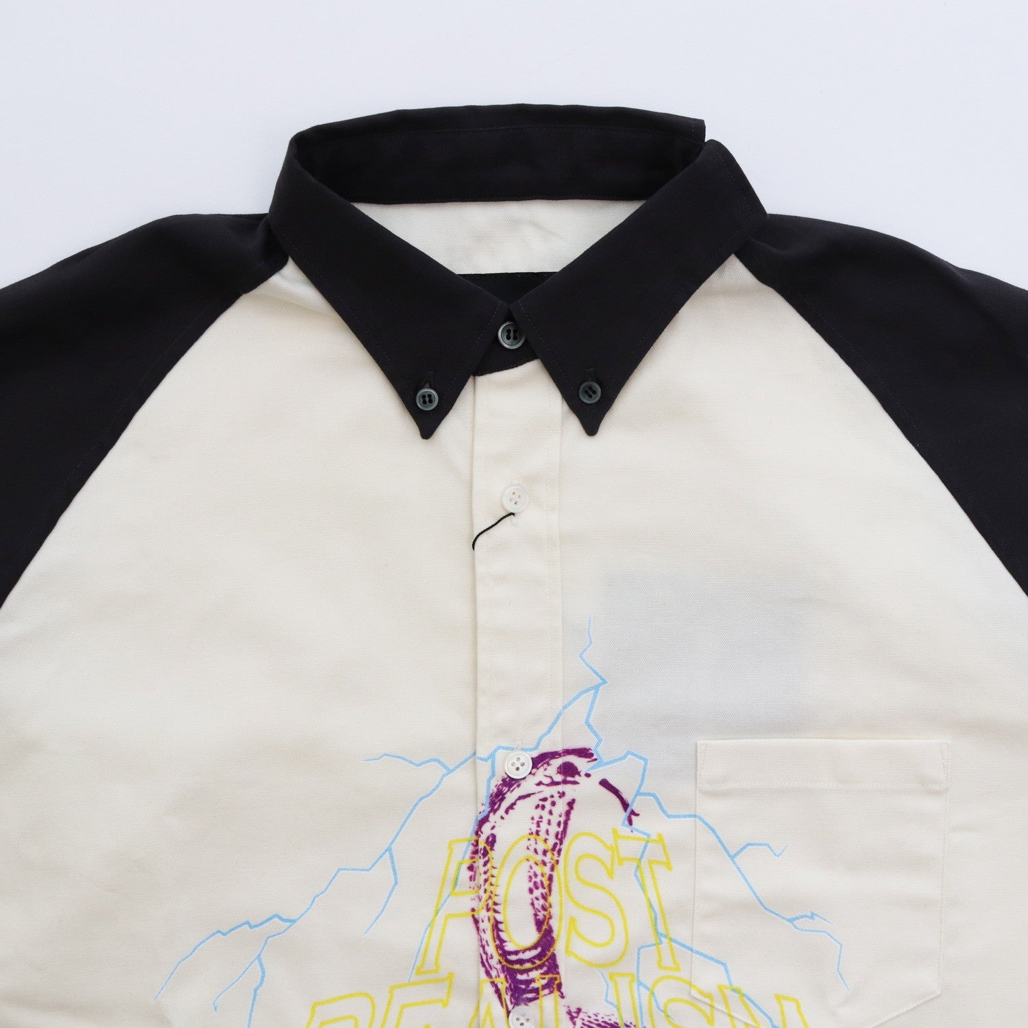 RAGLAN SLEEVE SHIRTS #WHITE [232-01-0101]