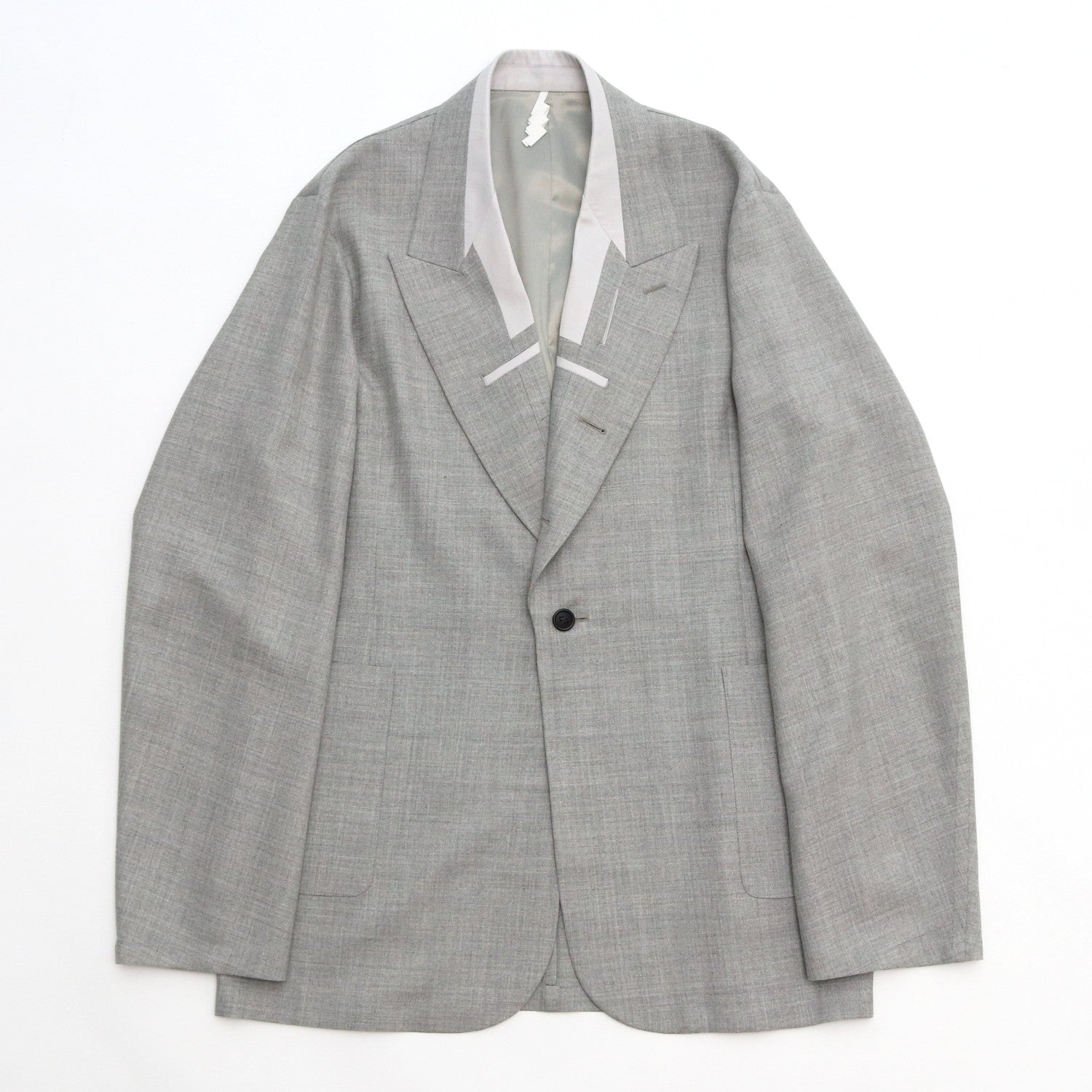 INSIDE LAPEL JACKET #LIGHT GRAY [S23SS08JKT-W]