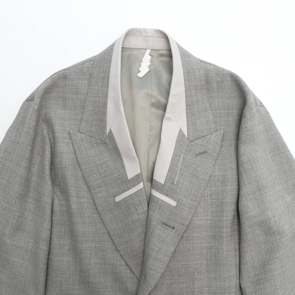 INSIDE LAPEL JACKET #LIGHT GRAY [S23SS08JKT-W]
