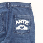 Paul Pocket Logo Denim Pants #Washed Blue [AW23-069P]