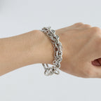 TRIBAL CHAIN BRACELET #SILVER [H01MAC29]