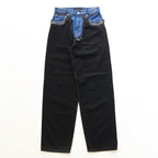 HERBIE WIDE JEANS #BLACK [SHSS23017]