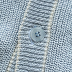 RIB CARDIGAN #SAX [AL23S-KN02]