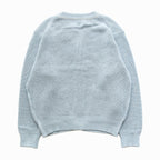 RIB CARDIGAN #SAX [AL23S-KN02]