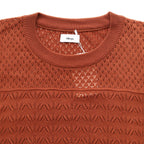 OPENWORK KNIT VEST #BROWN [AL23S-KN03]