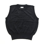 OPENWORK KNIT VEST #BLACK [AL23S-KN03]