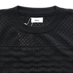 OPENWORK KNIT VEST #BLACK [AL23S-KN03]