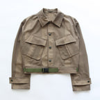 MILITARY BLOUSON #GREEN [LB231-BL01]