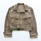 MILITARY BLOUSON #GREEN [LB231-BL01]
